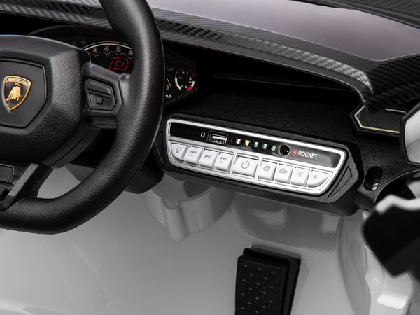 Elektroauto Kinder Lamborghini Autentica weiss