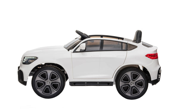 Elektroauto Kinder Mercedes GLC Coupé weiss