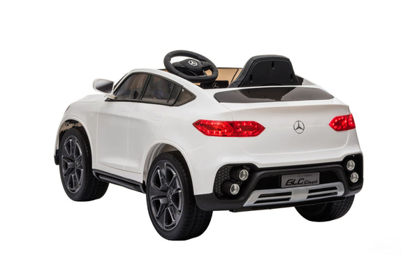 Elektroauto Kinder Mercedes GLC Coupé weiss