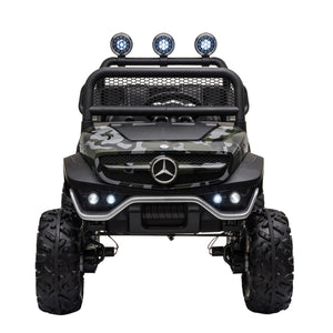 Elektroauto Kinder Mercedes Unimog camouflage
