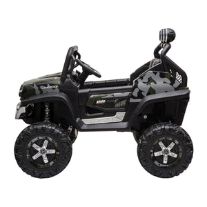 Elektroauto Kinder Mercedes Unimog camouflage