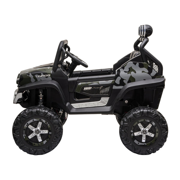 Elektroauto Kinder Mercedes Unimog camouflage