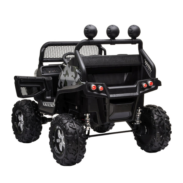 Elektroauto Kinder Mercedes Unimog camouflage