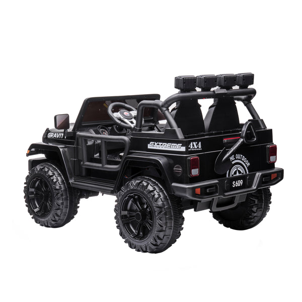 Elektroauto Kinder Off-Roader schwarz