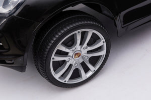 Kinder-Elektroauto Porsche Cayenne schwarz
