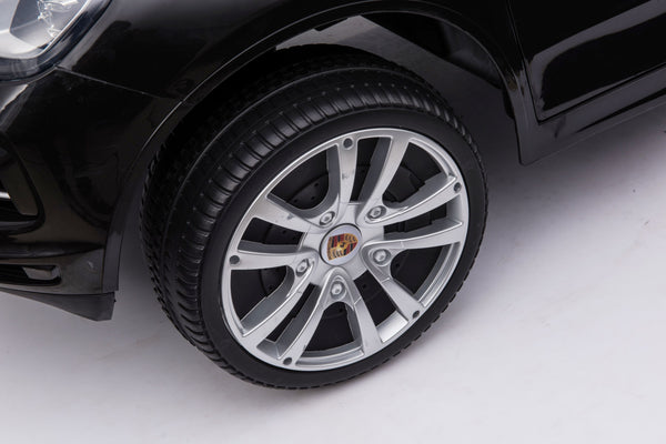 Kinder-Elektroauto Porsche Cayenne schwarz