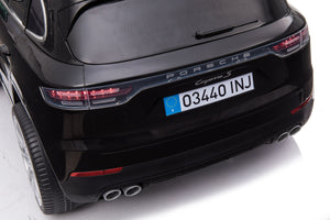 Kinder-Elektroauto Porsche Cayenne schwarz