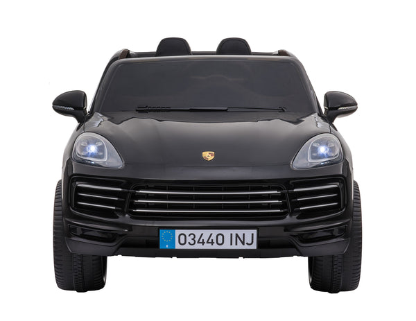 Kinder-Elektroauto Porsche Cayenne schwarz