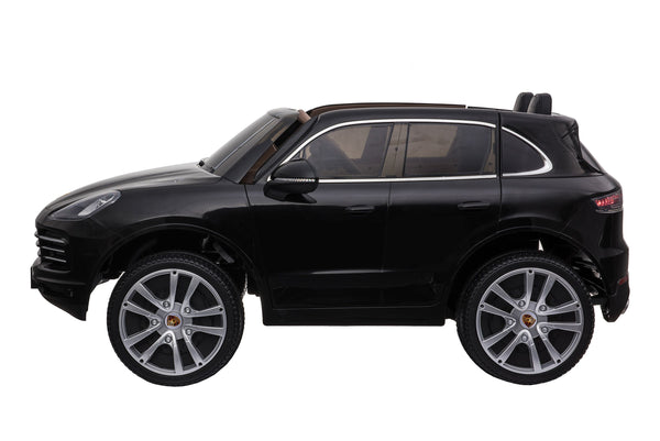 Kinder-Elektroauto Porsche Cayenne schwarz