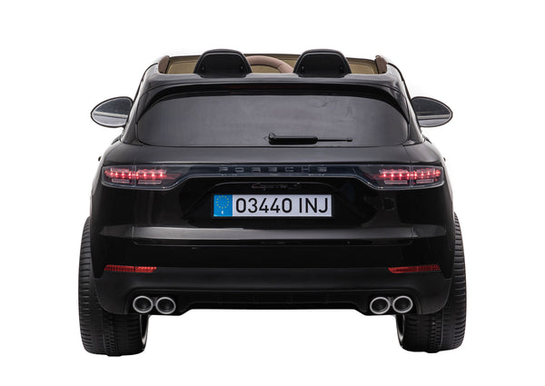Kinder-Elektroauto Porsche Cayenne schwarz