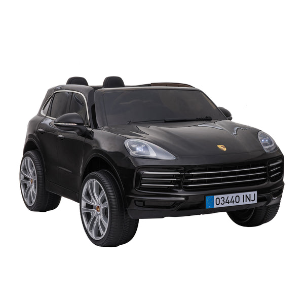 Kinder-Elektroauto Porsche Cayenne schwarz