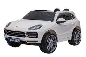 Kinder-Elektroauto Porsche Cayenne weiss