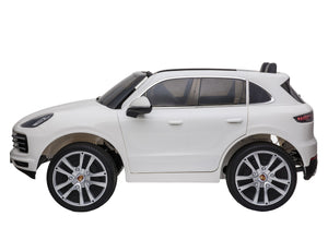 Kinder-Elektroauto Porsche Cayenne weiss
