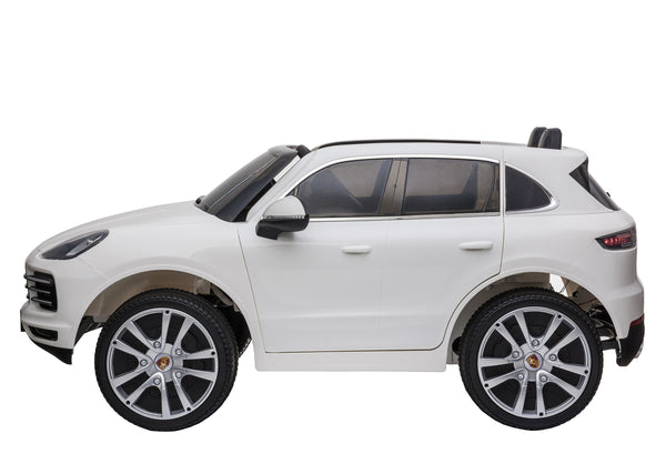 Kinder-Elektroauto Porsche Cayenne weiss