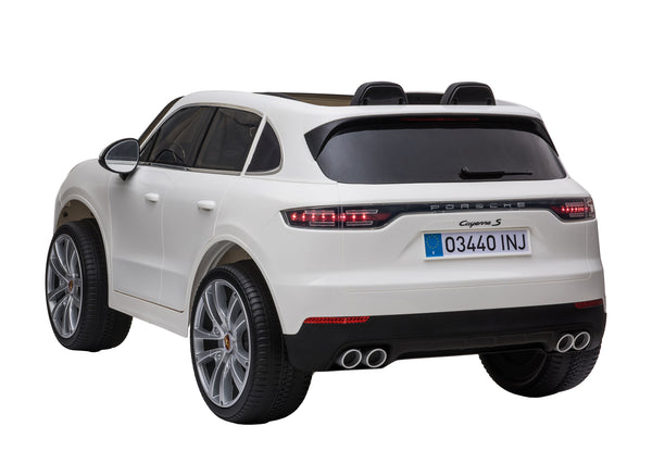 Kinder-Elektroauto Porsche Cayenne weiss