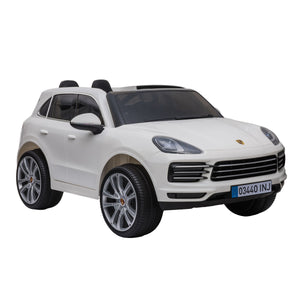 Kinder-Elektroauto Porsche Cayenne weiss