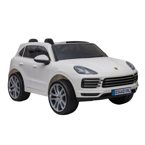 Kinder-Elektroauto Porsche Cayenne weiss