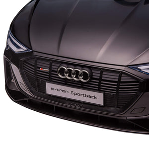 Elektroauto Kinderauto Audi e-tron lizenziert Schwarz