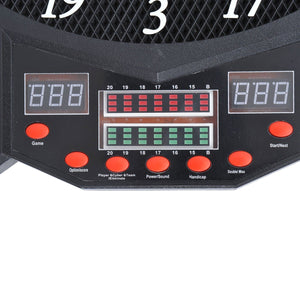 Elektronische Dartscheibe Dart inkl. 12 Pfeile
