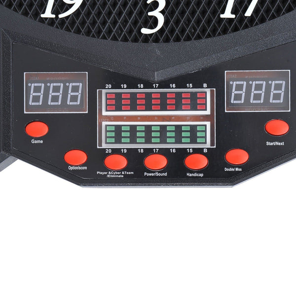 Elektronische Dartscheibe Dart inkl. 12 Pfeile