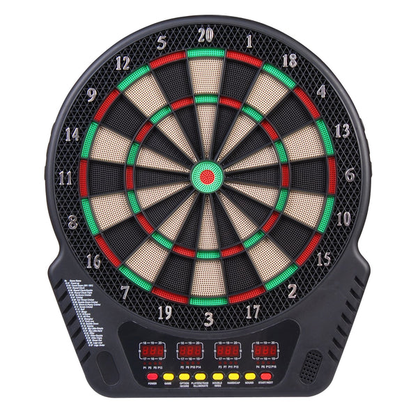 Electronic dartboard with 6 darts, 44x51.5x3.2cm