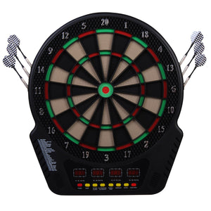 Electronic dartboard with 6 darts, 44x51.5x3.2cm