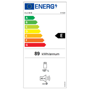 Kühlschrank mit Gefrierfach 127L weiss