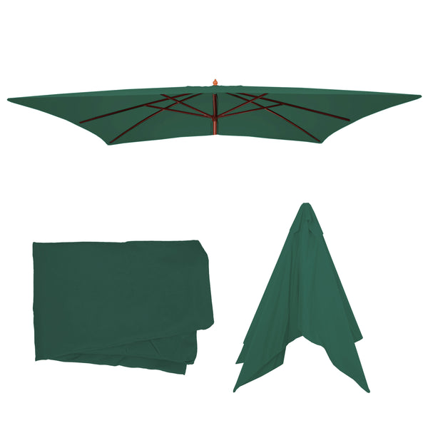 Ersatz-Bezug für Sonnenschirm Florida 3x4m Ersatzbezug grün