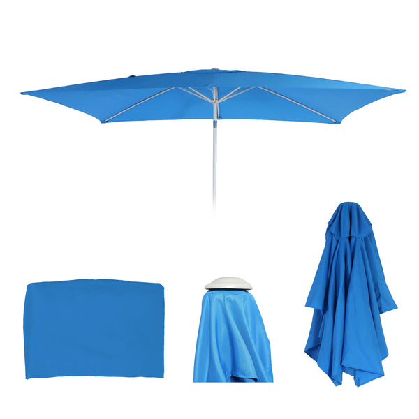 Ersatz-Bezug für Sonnenschirm N23 2x3m rechteckig blau