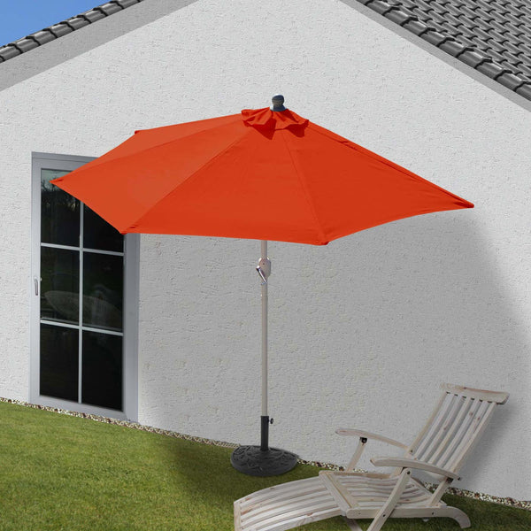 Ersatz-Bezug für Sonnenschirm halbrund Parla 300cm terracotta