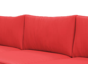 Ersatzkissen Lounge Malibu rot