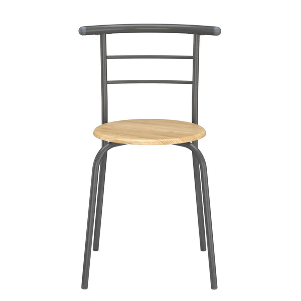 Essgruppe KNOX 80 x 53 cm 3-teilig braun/anthrazit