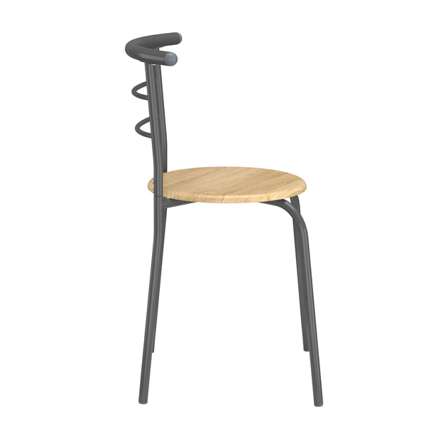 Essgruppe KNOX 80 x 53 cm 3-teilig braun/anthrazit