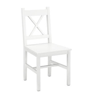 Essgruppe Holz LINDSAY 5-teilig weiss