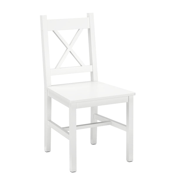 Essgruppe Holz LINDSAY 5-teilig weiss