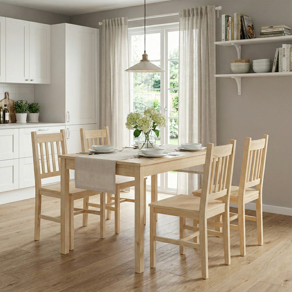 Essgruppe Holz VITTORIA 5-teilig natur