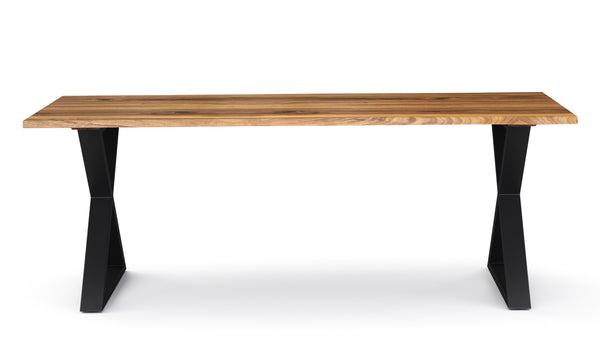 Esstisch Holz ACACIA X-Fuss 178 x 90 cm