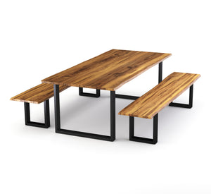 Esstisch Holz ACACIA 200 x 90 cm