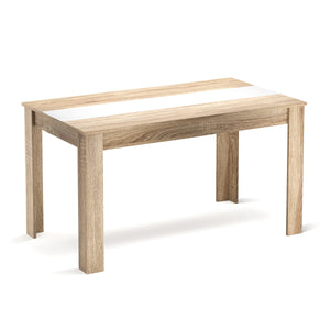 Esstisch ACCENT mit Wendeplatte 140 x 80 cm braun