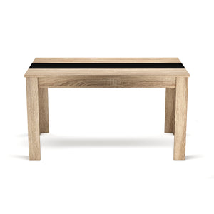 Esstisch ACCENT mit Wendeplatte 140 x 80 cm braun
