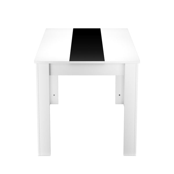 Esstisch ACCENT mit Wendeplatte 140 x 80 cm weiss