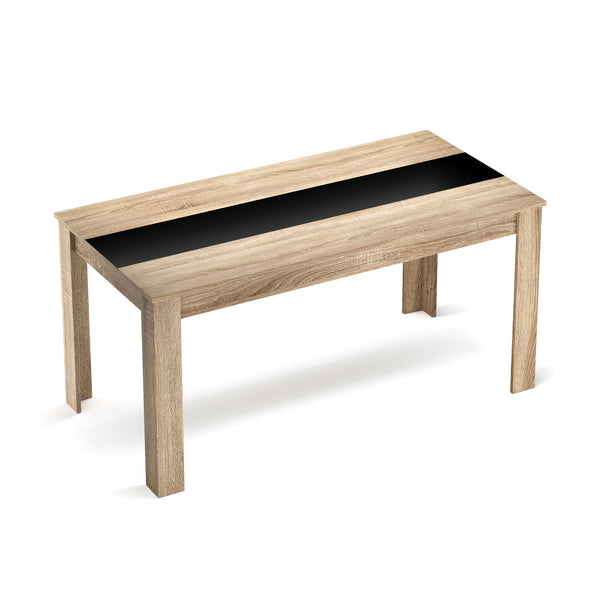 Esstisch ACCENT mit Wendeplatte 160 x 90 cm braun