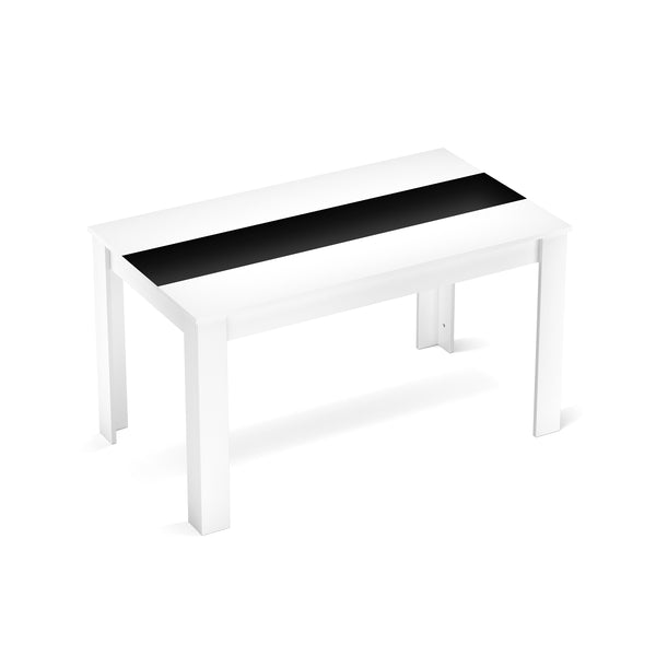 Esstisch ACCENT mit Wendeplatte 140 x 80 cm weiss