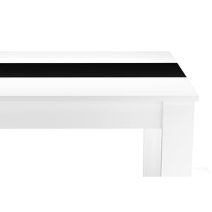 Esstisch ACCENT mit Wendeplatte 140 x 80 cm weiss