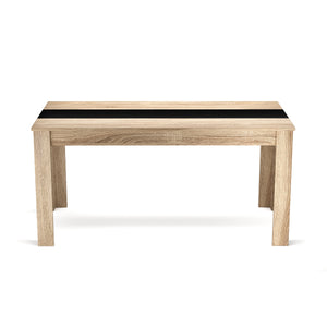 Esstisch ACCENT mit Wendeplatte 160 x 90 cm braun