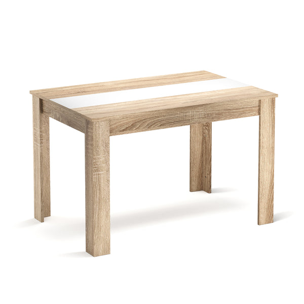 Esstisch ACCENT mit Wendeplatte 120 x 80 cm braun