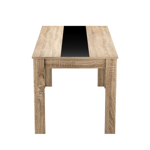 Esstisch ACCENT mit Wendeplatte 160 x 90 cm braun