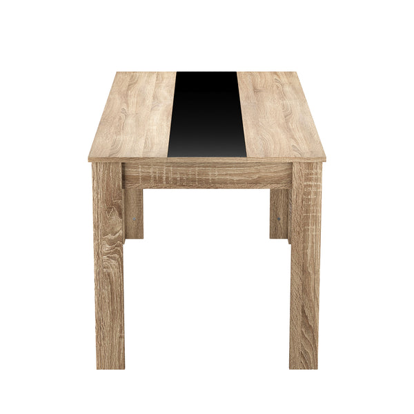 Esstisch ACCENT mit Wendeplatte 160 x 90 cm braun