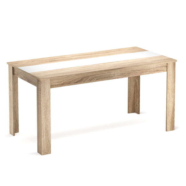 Esstisch ACCENT mit Wendeplatte 160 x 90 cm braun