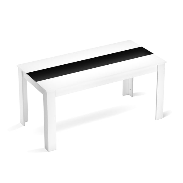 Esstisch ACCENT mit Wendeplatte 160 x 90 cm weiss